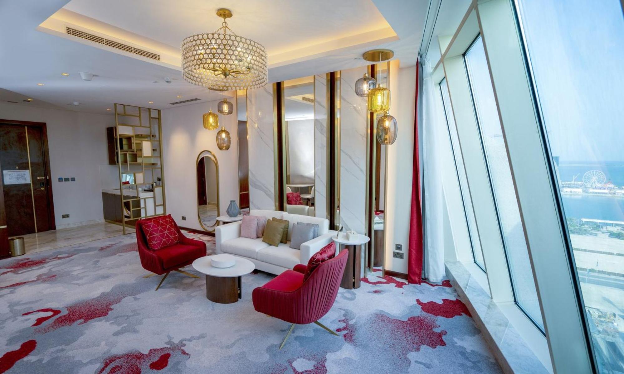 Velero Hotel Doha Lusail Екстер'єр фото A suite at the hotel