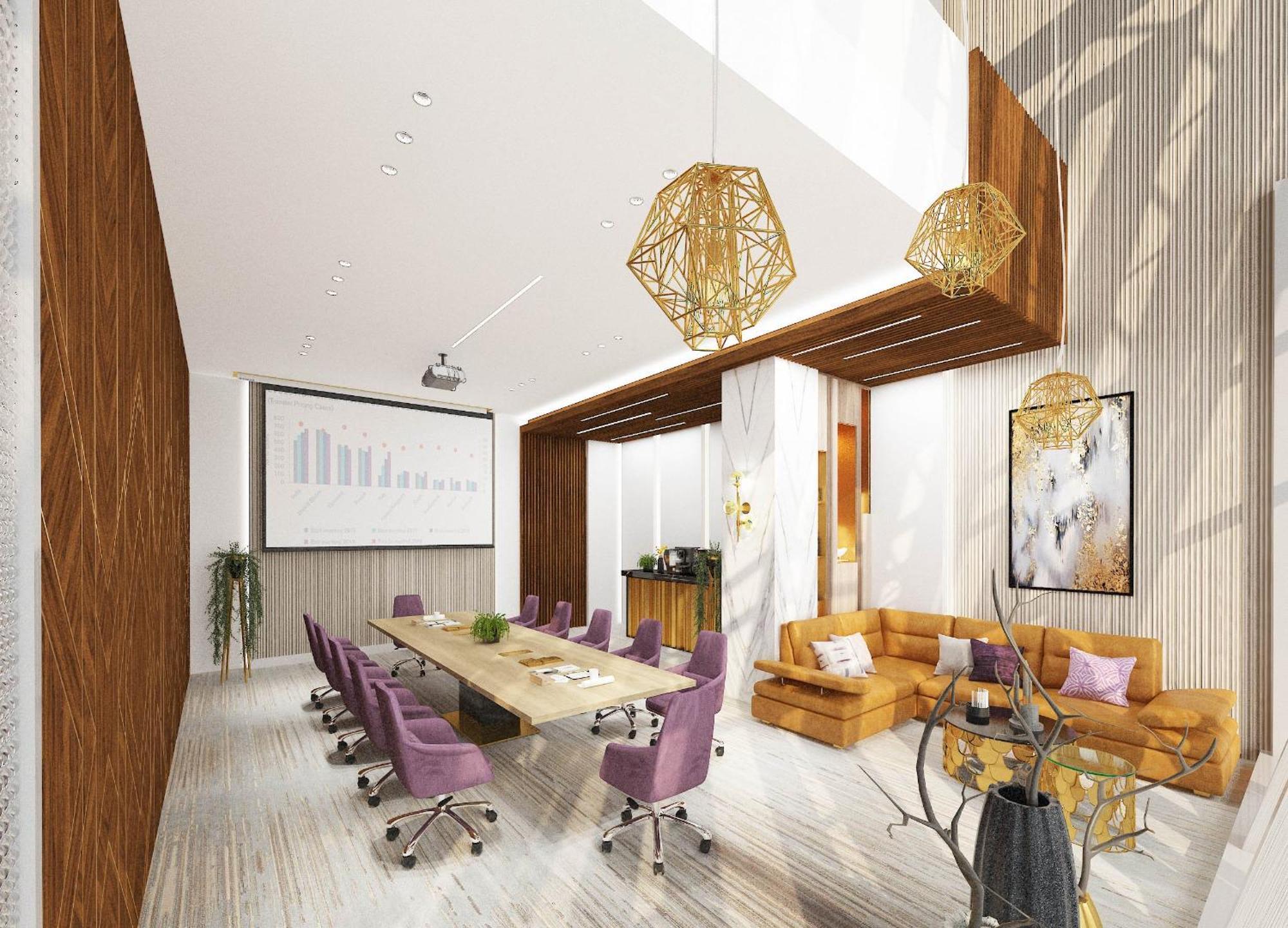 Velero Hotel Doha Lusail Екстер'єр фото 3D rendering of a meeting room