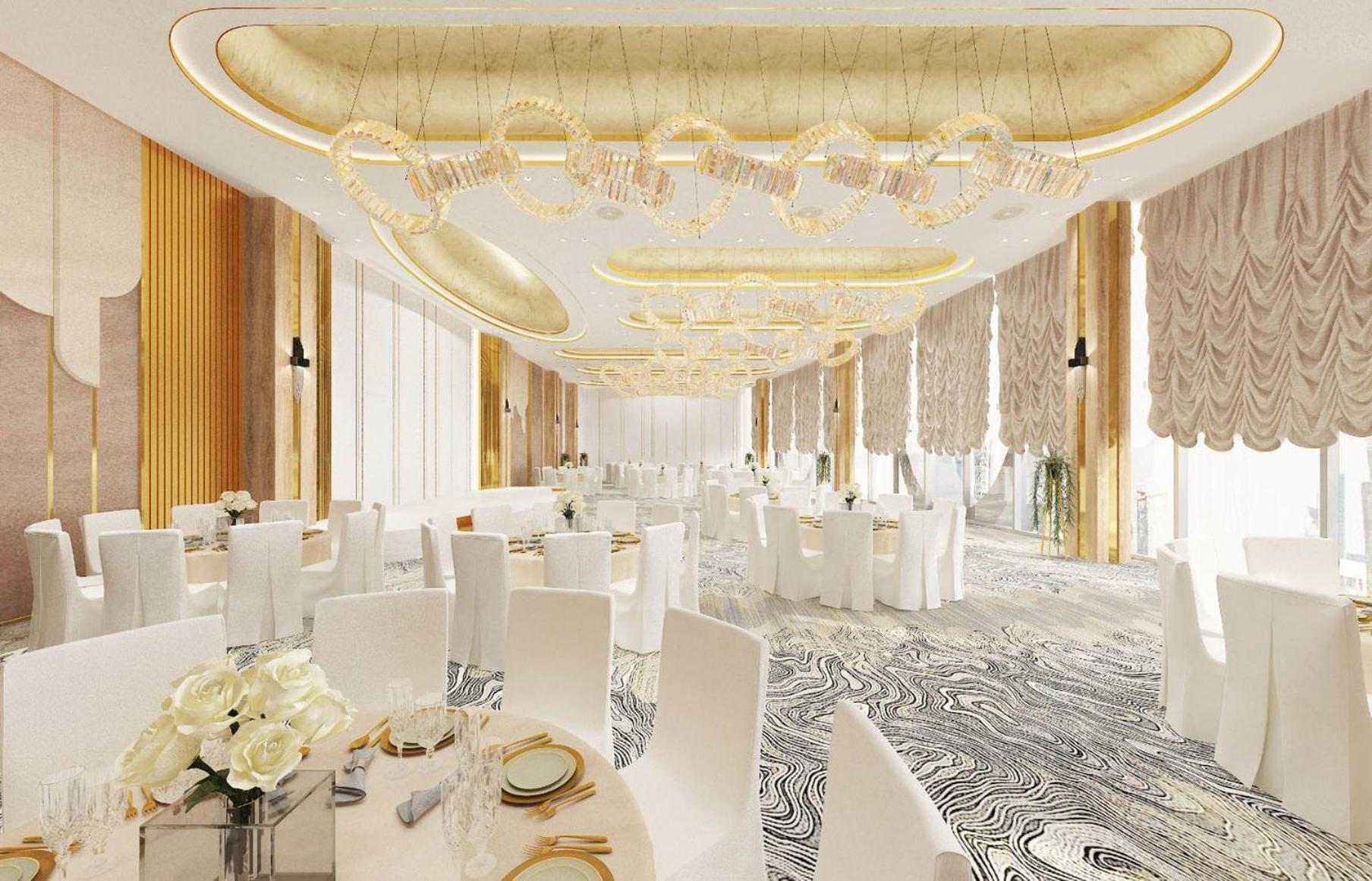 Velero Hotel Doha Lusail Екстер'єр фото The interior of the restaurant