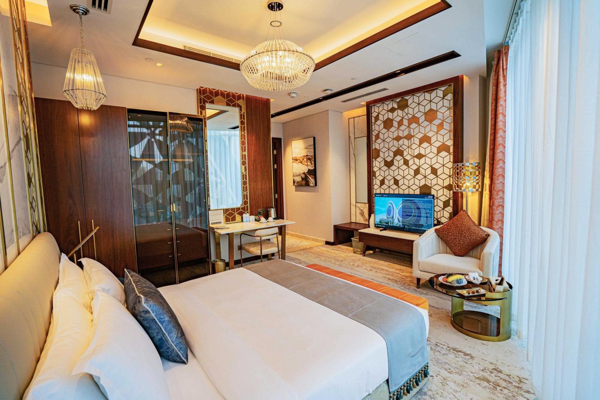 Velero Hotel Doha Lusail Екстер'єр фото A bedroom at the hotel
